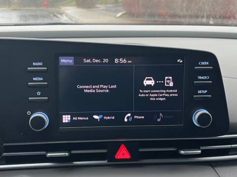 2023 Hyundai Elantra Hybrid Blue