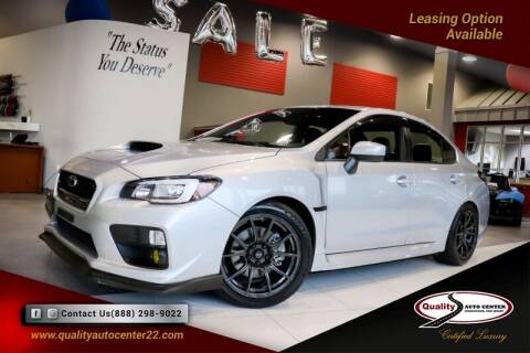 2016 Subaru WRX for sale at Quality Auto Center of Springfield in Springfield NJ