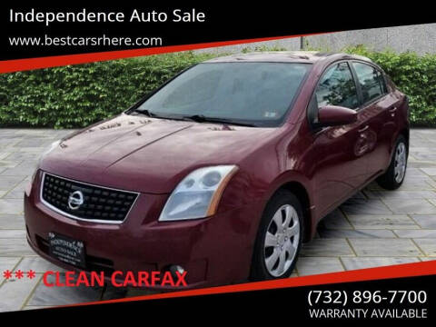 2008 Nissan Sentra for sale at Independence Auto Sale in Bordentown NJ