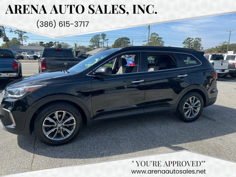 2017 Hyundai Santa Fe for sale at ARENA AUTO SALES,  INC. in Holly Hill FL