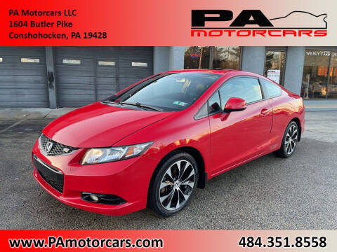 2013 Honda Civic for sale at PA Motorcars in Conshohocken PA