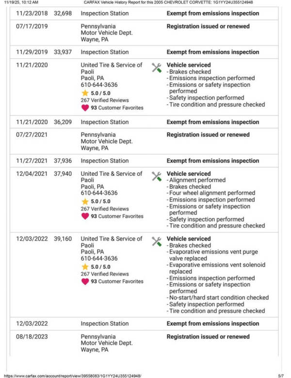 2005 Chevrolet Corvette