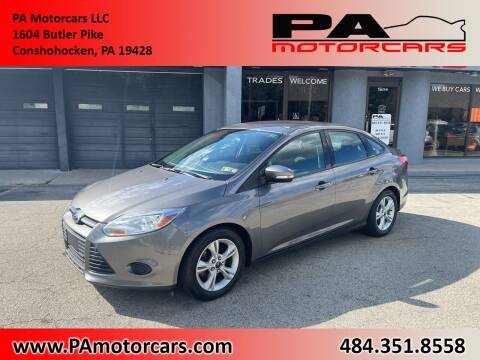 2014 Ford Focus for sale at PA Motorcars in Conshohocken PA