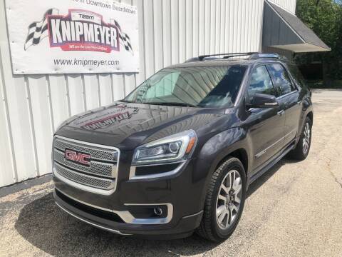2014 GMC Acadia for sale at Team Knipmeyer in Beardstown IL