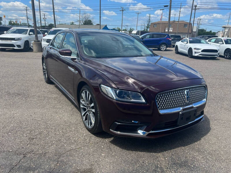 2019 Lincoln Continental for sale at M-97 Auto Dealer in Roseville MI