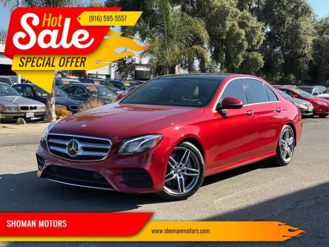 2017 Mercedes-Benz E-Class for sale at SHOMAN AUTO GROUP in Davis CA