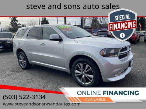 2013 Dodge Durango for sale at steve and sons auto sales - Steve & Sons Auto Sales 4 in Portland OR