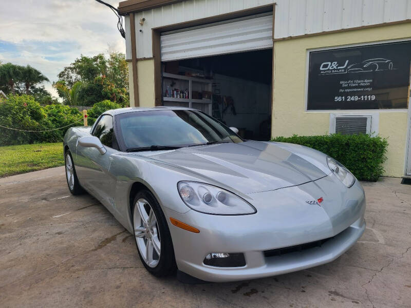 2009 Chevrolet Corvette for sale at O & J Auto Sales in Royal Palm Beach FL