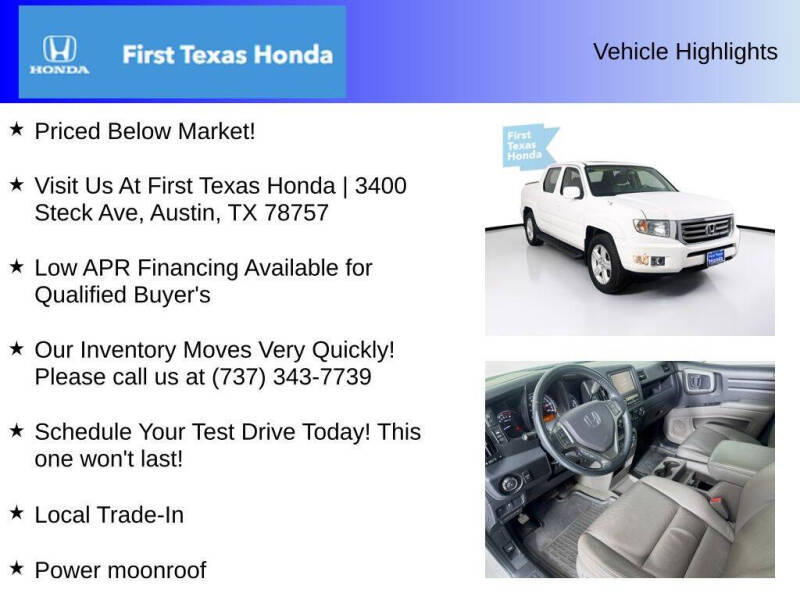 2013 Honda Ridgeline RTL