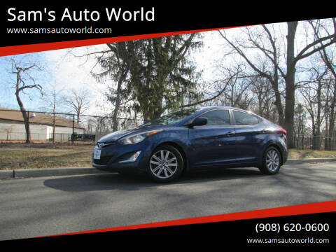 2015 Hyundai Elantra for sale at Sam's Auto World in Roselle NJ