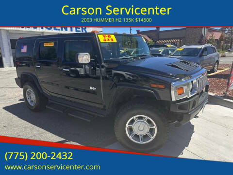 2003 HUMMER H2 for sale at Carson Servicenter in Carson City NV