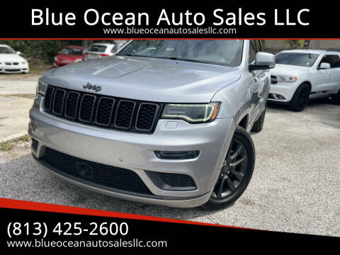 2018 Jeep Grand Cherokee for sale at Blue Ocean Auto Sales LLC in Tampa FL