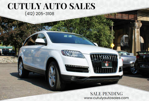 2013 Audi Q7 for sale at Cutuly Auto Sales in Pittsburgh PA