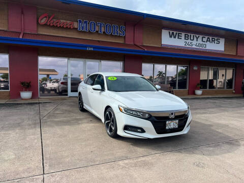 2018 Honda Accord for sale at Ohana Motors in Lihue HI