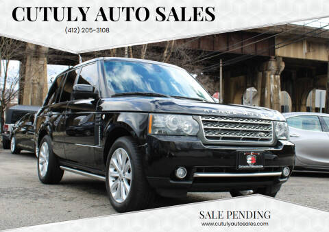 2010 Land Rover Range Rover for sale at Cutuly Auto Sales in Pittsburgh PA