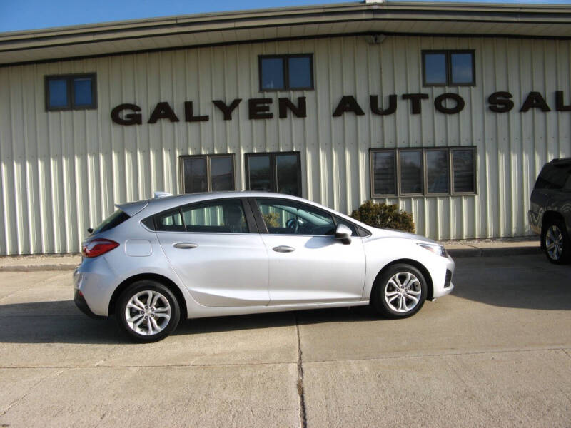 2019 Chevrolet Cruze for sale at Galyen Auto Sales in Atkinson NE