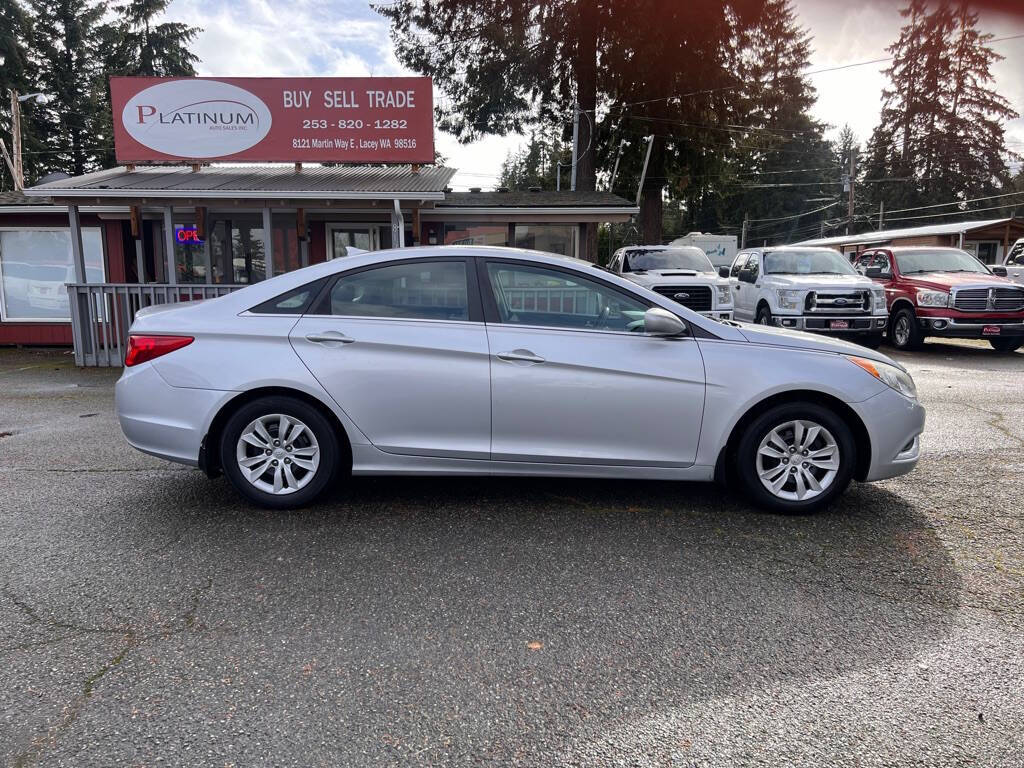 2012 Hyundai SONATA for sale at PLATINUM AUTO SALES INC in Lacey, WA