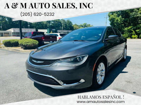 2016 Chrysler 200 for sale at A & M Auto Sales, Inc in Alabaster AL