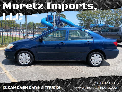 2006 Toyota Corolla for sale at Moretz Imports, LLC in Spring TX