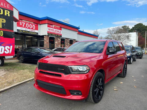 2018 Dodge Durango for sale at HW Auto Wholesale in Norfolk VA