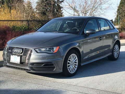 2016 Audi A3 Sportback e-tron for sale at GO AUTO BROKERS in Bellevue WA