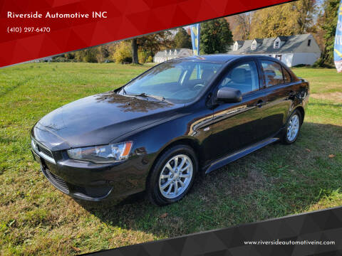 2011 Mitsubishi Lancer for sale at Riverside Automotive INC in Aberdeen MD
