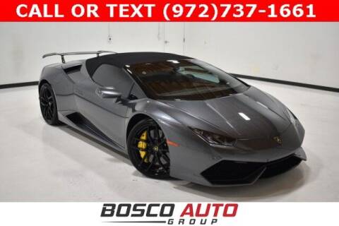 2016 Lamborghini Huracan for sale at Bosco Auto Group in Flower Mound TX