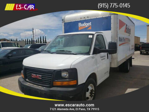 2011 GMC Savana Cutaway for sale at Escar Auto - 9809 Montana Ave Lot in El Paso TX