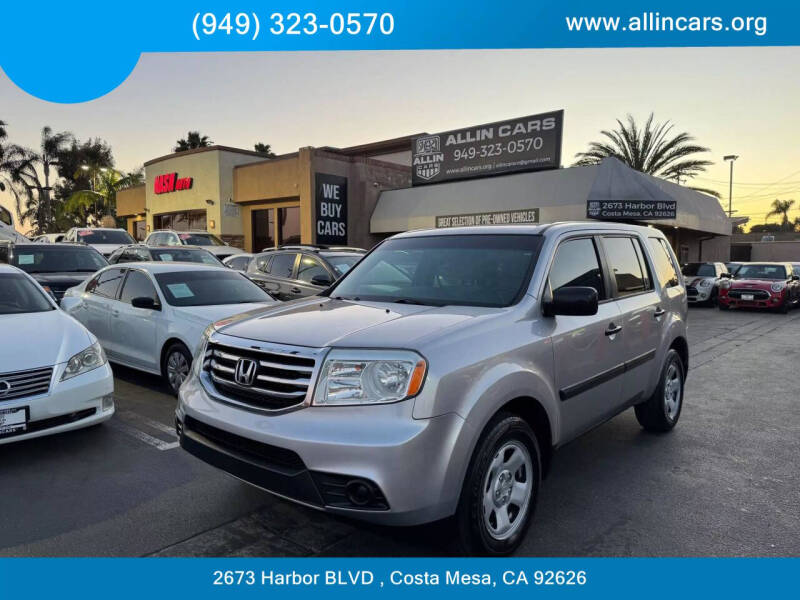 2015 Honda Pilot for sale at Allin Cars in Costa Mesa CA