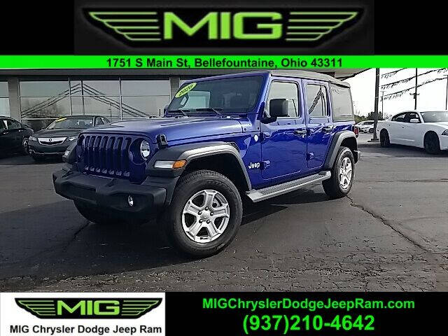 2020 Jeep Wrangler Unlimited for sale at MIG Chrysler Dodge Jeep Ram in Bellefontaine OH