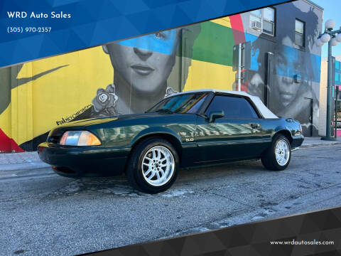 1990 Ford Mustang for sale at WRD Auto Sales in Hollywood FL