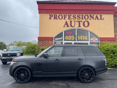 2016 Land Rover Range Rover for sale at Professional Auto Sales & Service in Fort Wayne IN
