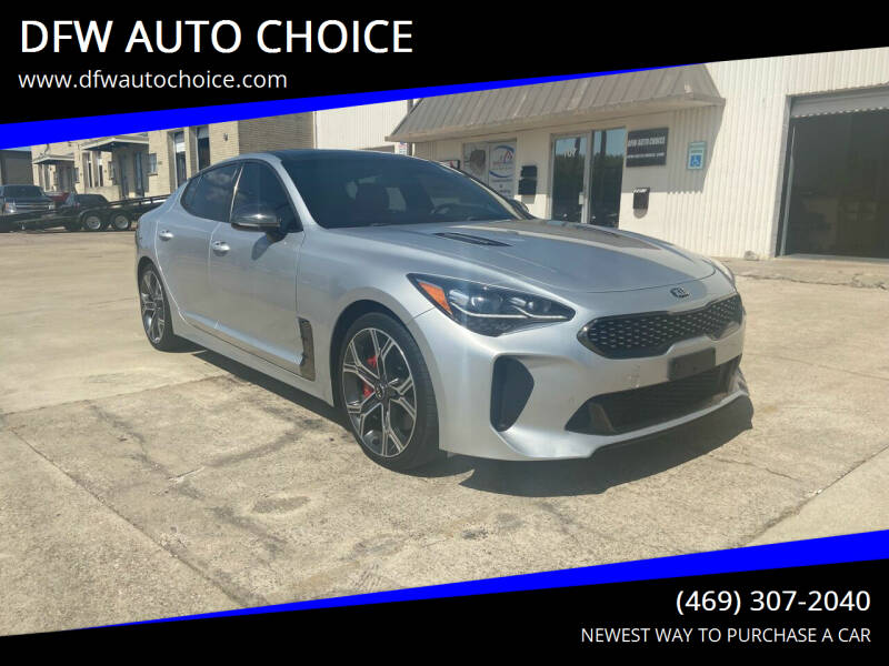 2018 Kia Stinger for sale at DFW AUTO CHOICE in Dallas TX