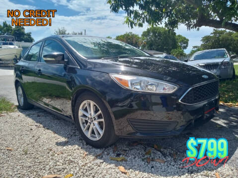 2015 Ford Focus for sale at Blue Lagoon Auto Sales in Plantation FL