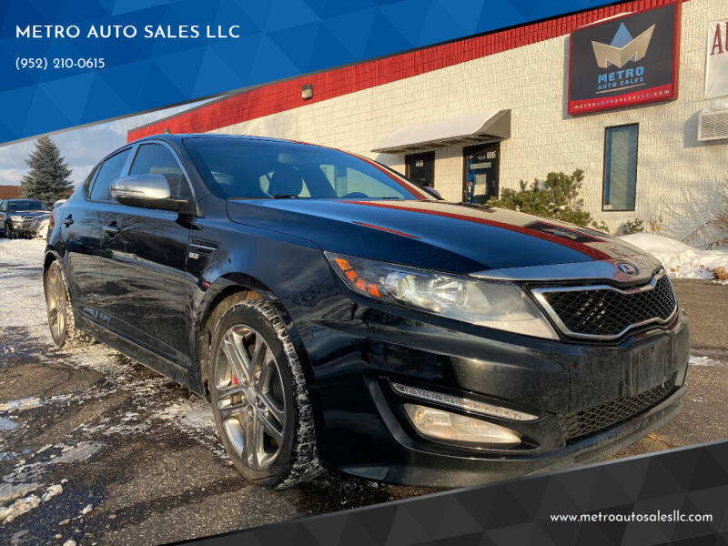 2013 Kia Optima for sale at METRO AUTO SALES LLC in Lino Lakes MN