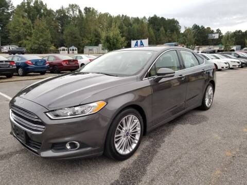 2016 Ford Fusion for sale at A&A Auto Sales llc in Fuquay Varina NC