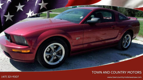 2005 Ford Mustang for sale at Town and Country Motors in Warsaw MO