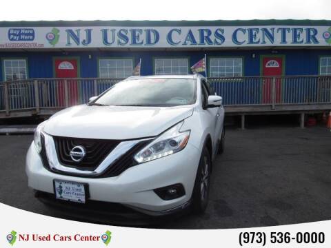 2017 Nissan Murano for sale at New Jersey Used Cars Center in Irvington NJ