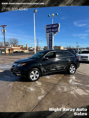 2011 Acura MDX for sale at Right Away Auto Sales in Colorado Springs CO