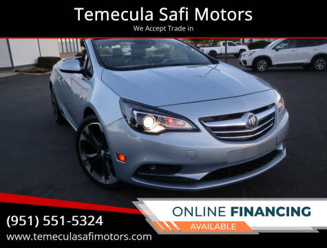 2019 Buick Cascada for sale at Temecula Safi Motors in Temecula CA