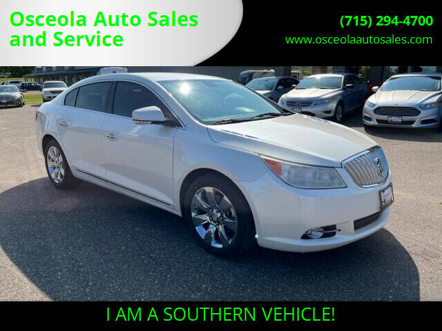 2012 Buick LaCrosse for sale at Osceola Auto Sales and Service in Osceola WI