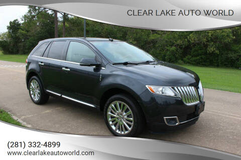2014 Lincoln MKX for sale at Clear Lake Auto World in League City TX