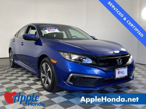 2021 Honda Civic for sale at APPLE HONDA in Riverhead NY