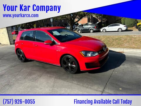 2017 Volkswagen Golf GTI for sale at Your Kar Company in Norfolk VA