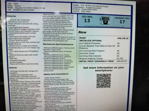 2016 Toyota Sequoia SR5