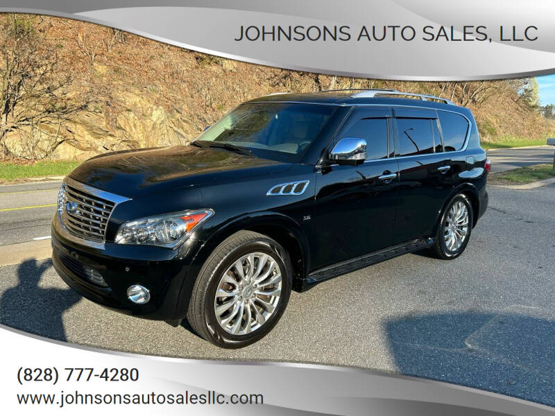 2014 Infiniti QX80 for sale at Johnsons Auto Sales, LLC in Marshall NC