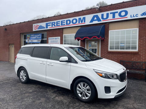 2017 Kia Sedona for sale at FREEDOM AUTO LLC in Wilkesboro NC