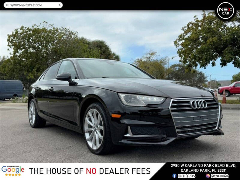 2019 Audi A4 for sale at NexCar in Oakland Park FL