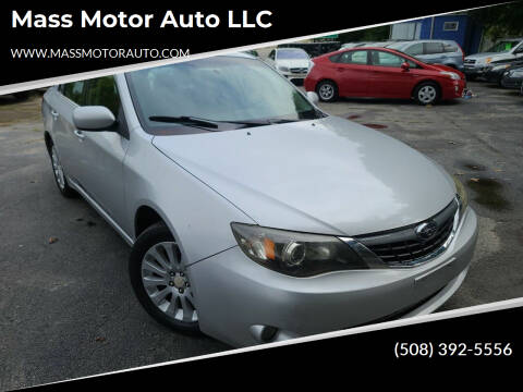 2008 Subaru Impreza for sale at Mass Motor Auto LLC in Millbury MA