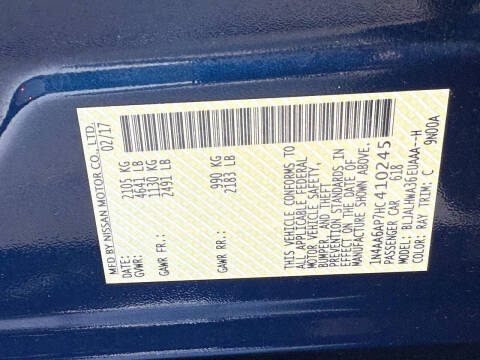 2017 Nissan Maxima Platinum